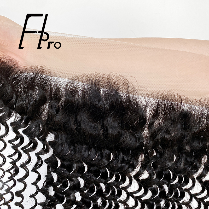 Wholesale 13x4 Lace Frontal Deep Wave Virgin Hair Unprocessed Hair